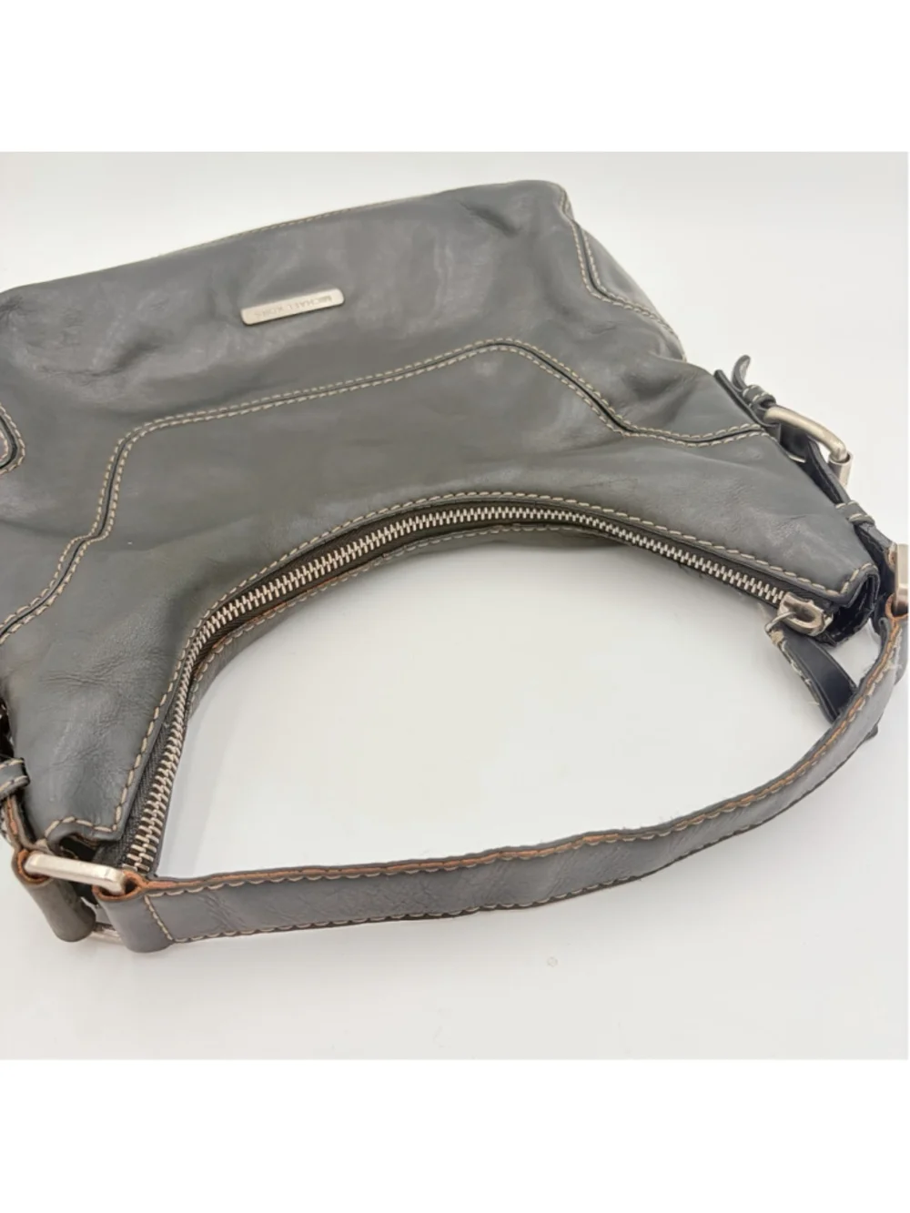 MICHAEL KORS Brookville Large Black Leather Y2K Hobo Shoulder Bag